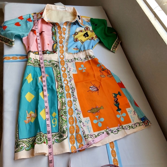 *Commense Short Printed Mini Dress - Picture 8 of 9